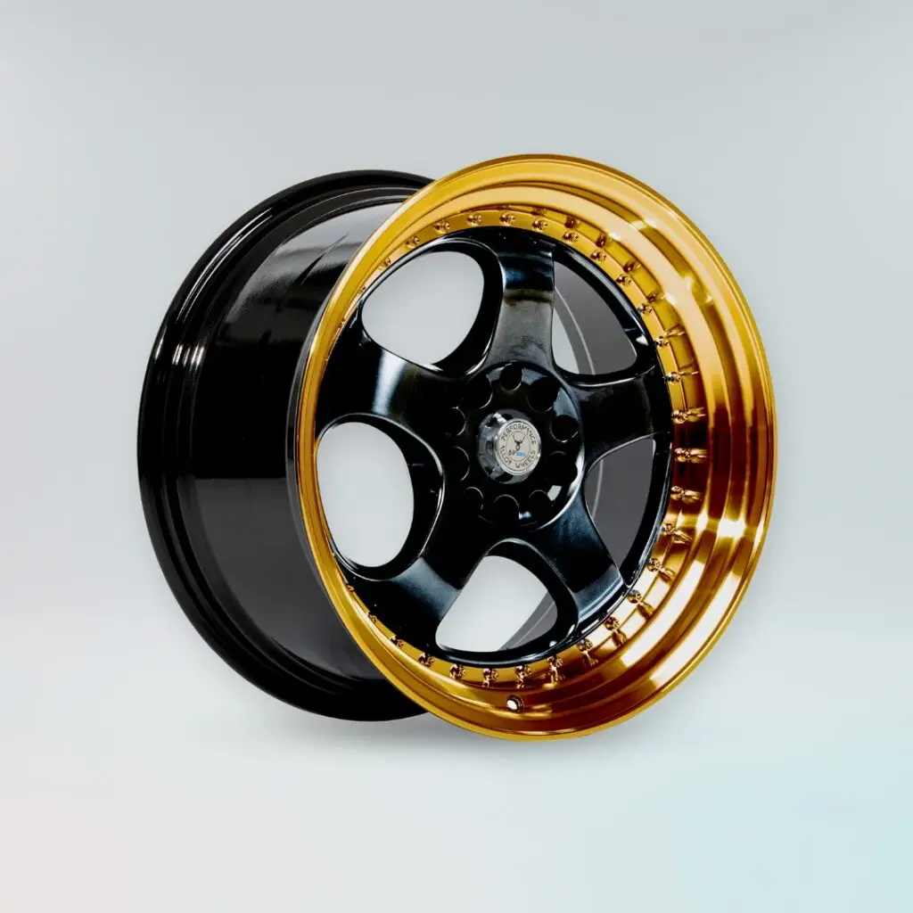 D-002 Svart-kobber | Felgsett 19×9.5 & 19×10.5 (5×108/5×112)