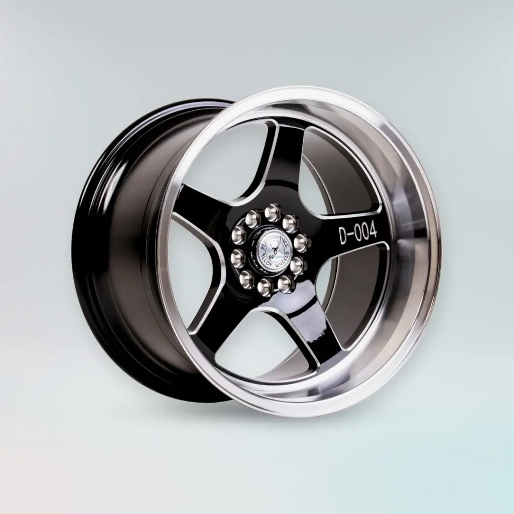 D-004 – Svart – Driftingpakke – 17×8.5 & 18×9.5